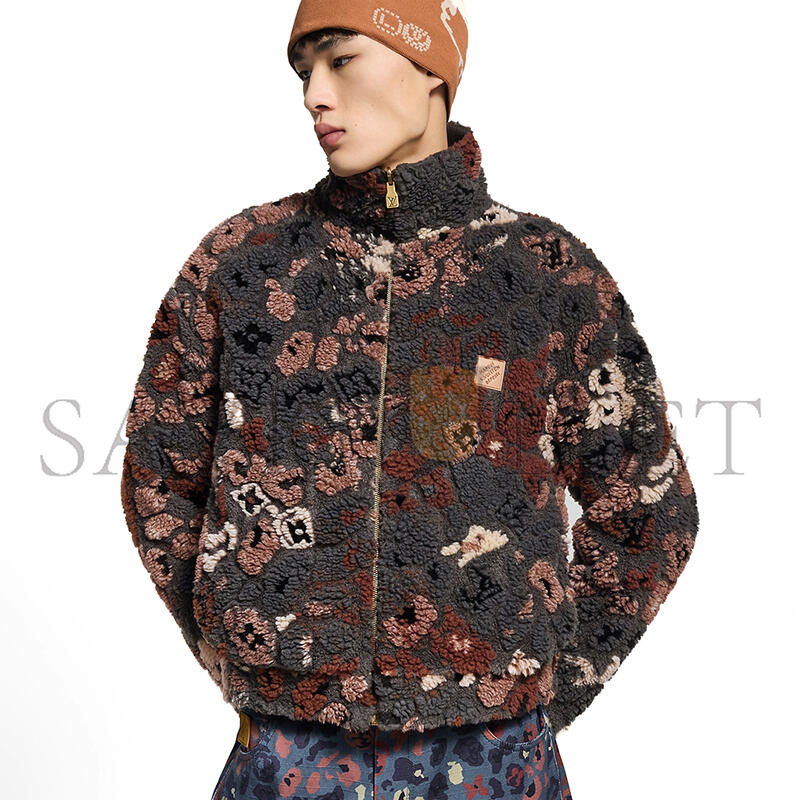 l0vis Vvtt0n reversible fleece blouson 1aimjp